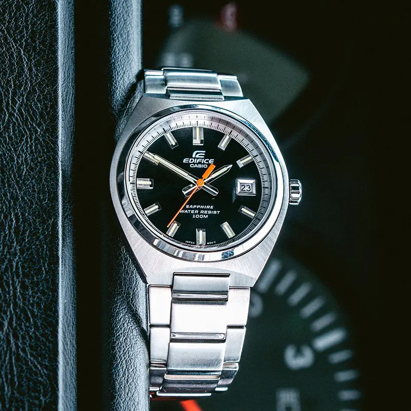 Casio Edifice Motorsports Black Dial Men's Watch- EFB-109D-1AV